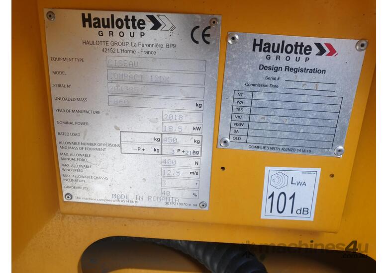 2023 Haulotte Compact 12DX 33ft All Terrain Scissor Lift - 4WD with Differential Lock!