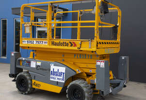 2023 Haulotte Compact 12DX 33ft All Terrain Scissor Lift - 4WD with Differential Lock!