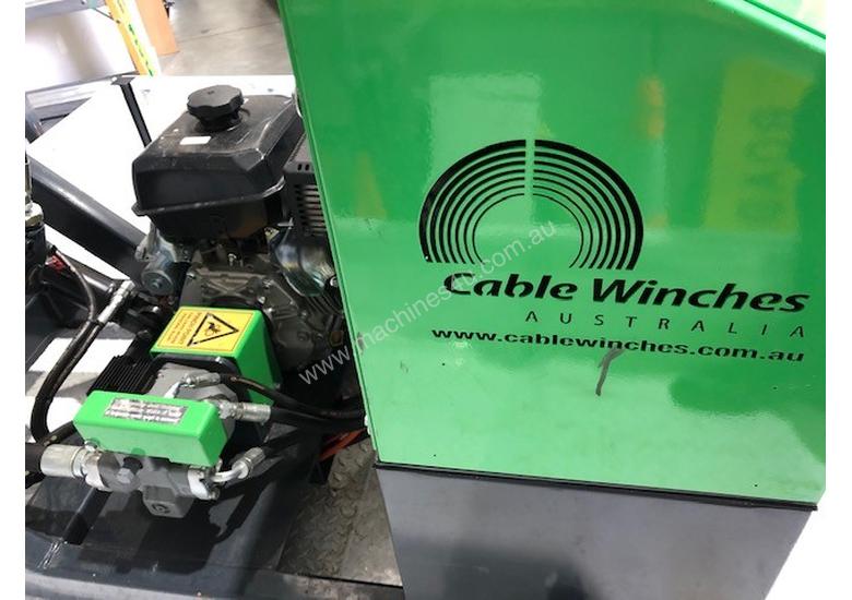 Used 2018 Cable Winches Australia Fibre Optic Cable Hauling Winch 5KN
