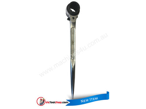 Podger Wrench 36mm & 41mm Toledo Ratchet Bar Scaffolding Wrench and Riggers Spanner (440mm long) - N