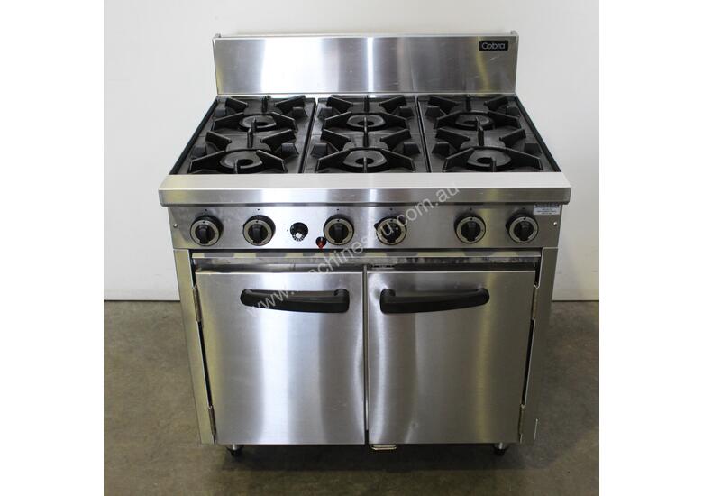 caption Cobra CR9D 6 Burner Range Oven