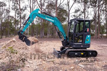 SUNWARD SWE35UF mini excavator 3.5 ton!
