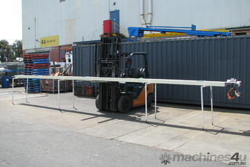 Long Motorised Belt Conveyor - 9m long
