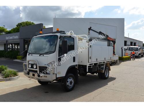 2011 ISUZU NPS 300 - Service Trucks - 4X4 - Truck Mounted Crane