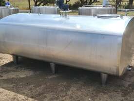 3,500 lt STAINLESS STEEL TANK, MILK VAT - picture0' - Click to enlarge