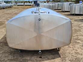 3,500 lt STAINLESS STEEL TANK, MILK VAT - picture0' - Click to enlarge
