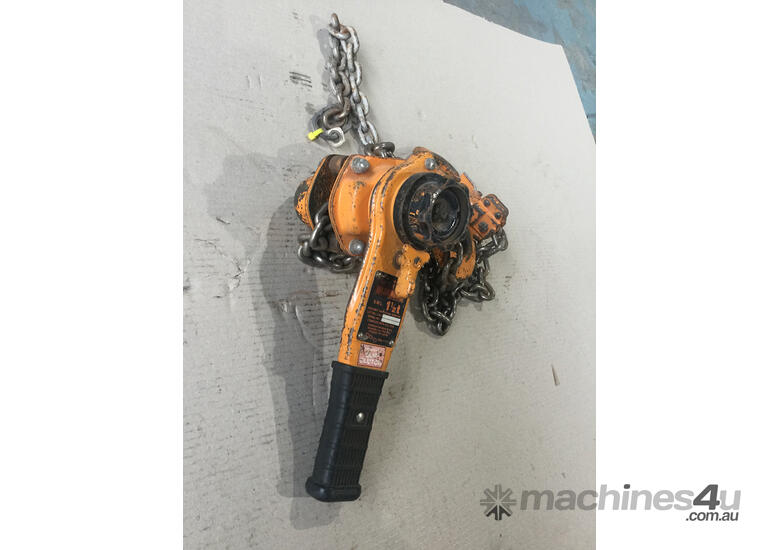 Used Harrington Harrington Chain Lever Block 1 5 Tonne x 1 5 metre