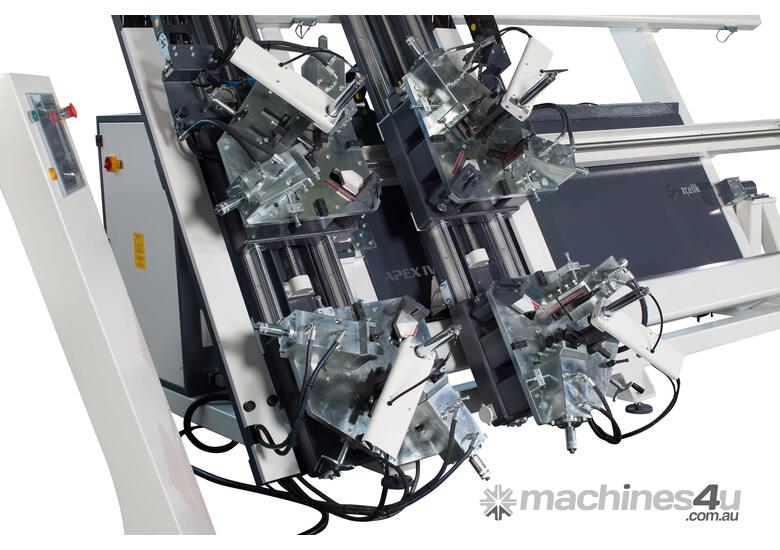 caption OZ MACHINE 4 Head Crimper . Hydraulic, PLC controlled