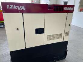 Quality Used Japanese Super Silent 12kVA Generator with Long Range Tank - picture0' - Click to enlarge