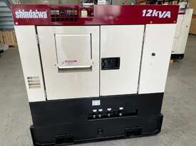 Quality Used Japanese Super Silent 12kVA Generator with Long Range Tank - picture1' - Click to enlarge