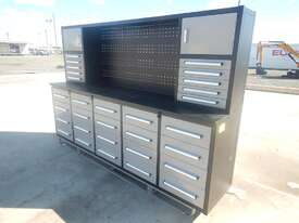 3.0m Work Bench/Tool Cabinet 30 Drawers - picture0' - Click to enlarge