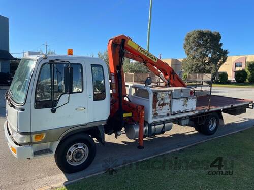 Truck Crane Tray Top Hino 5 tonne with Palfinger 3 tonne crane SN1088 1DYU766