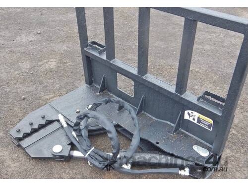 Skidsteer Tree Shear Attachment