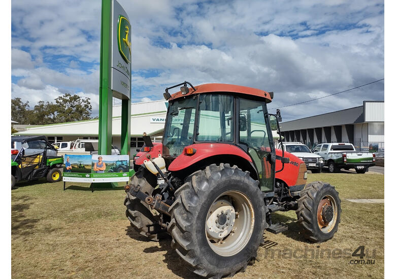 caption CASE IH JX80 FWA/4WD Tractor