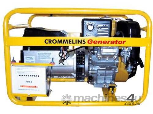Crommelins Generator Welder 200amp Robin Petrol E-Start Hirepack