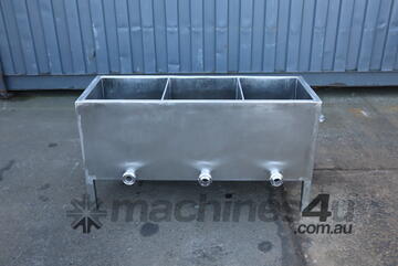 Stainless Steel Double Wall 3 Section Tank - 60L Each