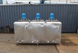 Jacketed Triple Tank Emulsifier Mixer - 600L Each