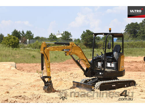 SANY SY26U Mini Excavator (2.8t) from $31 per day