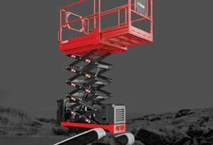 Hire Athena Tracked Scissor Lift / 870 Bi-Levelling / Diesel / 6m lift / 8m working height