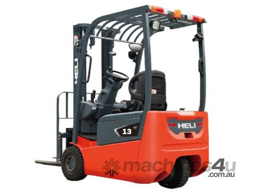 Heli 1.3t 3 Wheel Lithium Electric Forklift