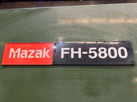 MAZAK FH-5800 - Horizontal Milling Machining 2001 - picture0' - Click to enlarge