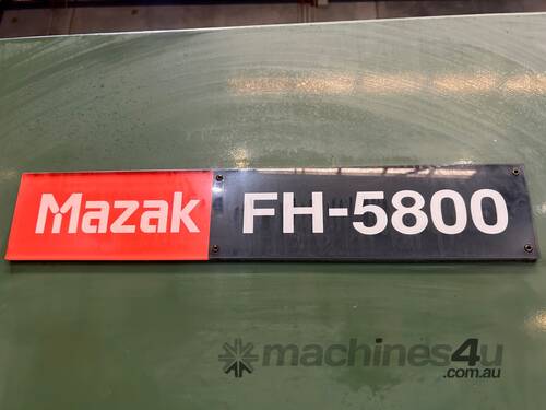 MAZAK FH-5800 - Horizontal Milling Machining 2001