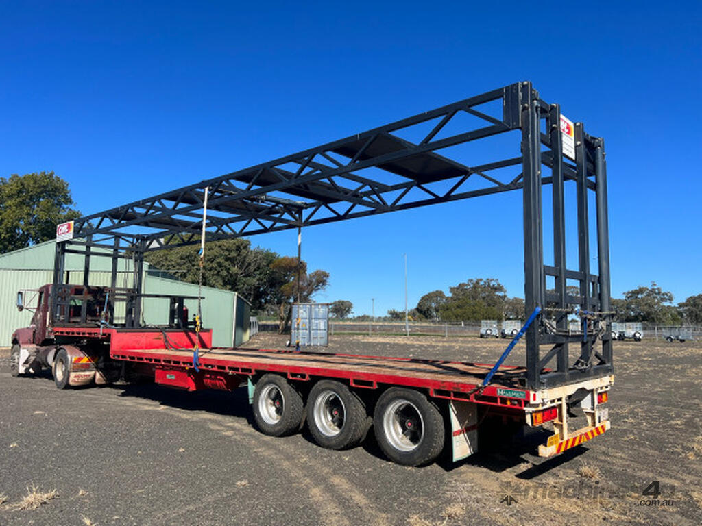 Buy Used 1994 haulmark Haulmark R T Lead Mid Drop Deck Trailer Drop