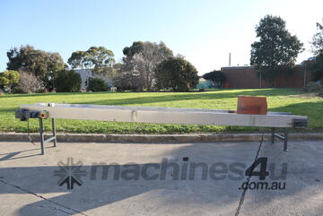 STAINLESS STEEL Motorised Belt Conveyor - 6m long