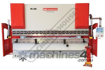PB-200B Pressbrake Touch Screen CNC - Hydraulic 220T x 4000mm - Includes Laser Safety Guarding CYBEL