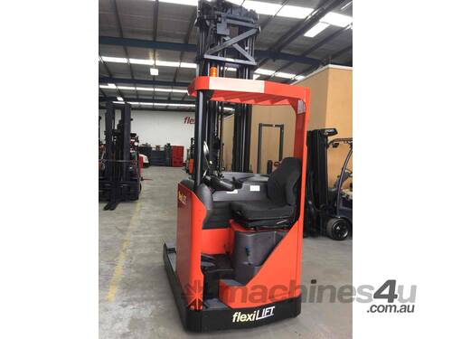 BT TOYOTA RRM16 1.6 Ton Narrow Aisle Sit On Reach truck- Refurbished & Full Specs