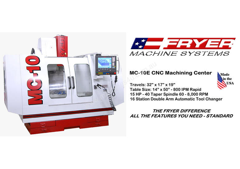 caption Fryer - MC-E Series Economical Machine Centre