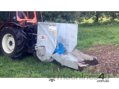 caption Tuffass Self Loader Compost & Mulch Spreader – Built to Last, 40-90 HP, Made in Italy!