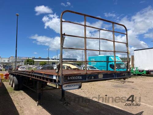 1986 Freighter ST3 41ft Tri Axle Flat Top Lead Trailer