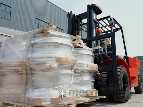 caption EP EFL1002 – 10.0T Electric Power Forklift | Lithium Battery | Fast Charger