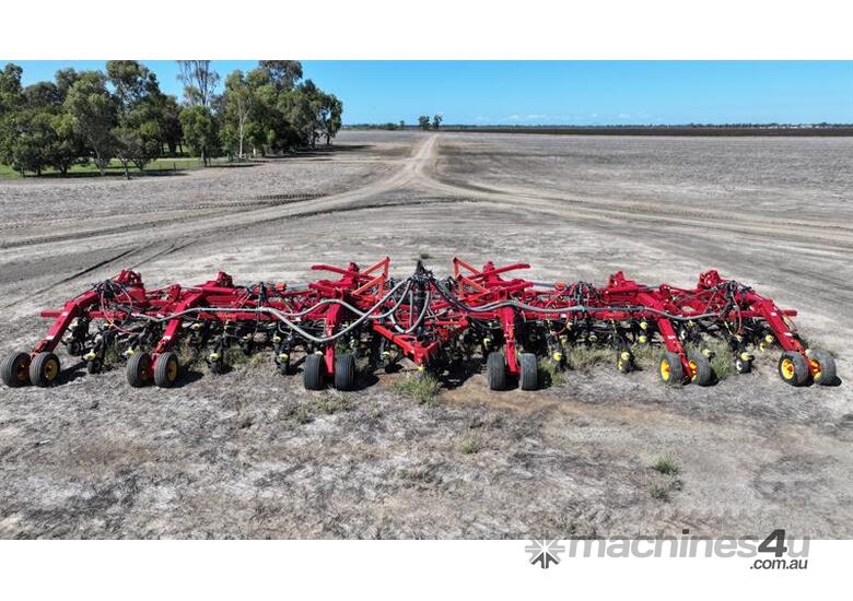 caption 16 BOURGAULT 3320 PARALINK HOE DRILL w 19400L CART