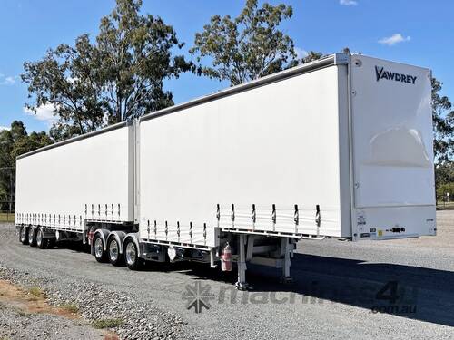 caption 2022 Vawdrey 34 Pallet Drop Deck Curtainsider B Double