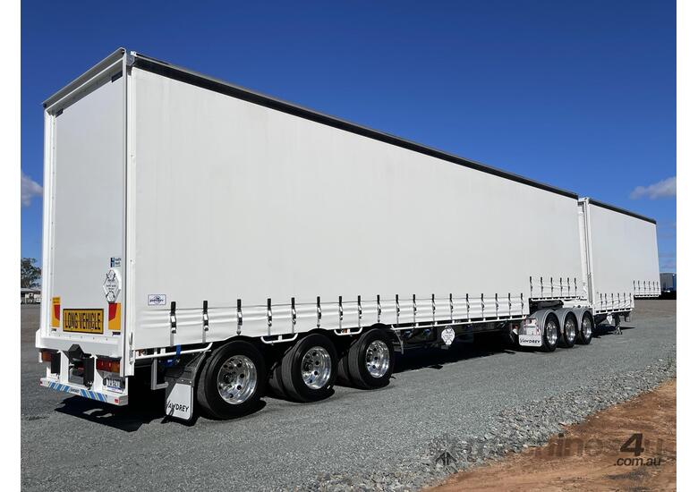 caption 2022 Vawdrey 34 Pallet Drop Deck Curtainsider B Double
