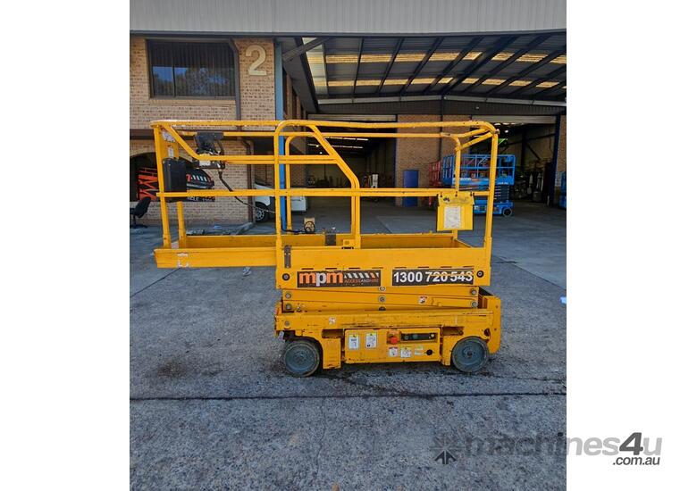 caption Haulotte Optimum 8 19ft Electric Scissor Lift - Ex-Hire Fair Condition