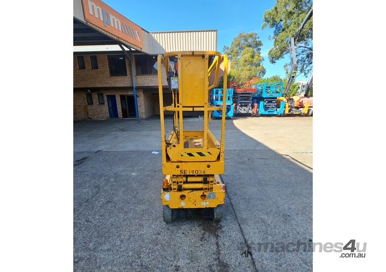 caption Haulotte Optimum 8 19ft Electric Scissor Lift - Ex-Hire Fair Condition