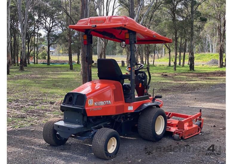 caption Kubota F3690 Front Deck Lawn Equipment