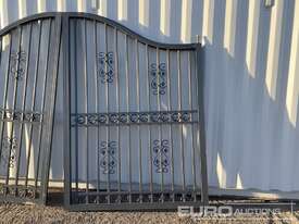 Wrought Iron Double Swing Gates  - picture0' - Click to enlarge