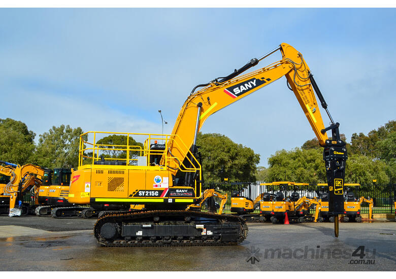 caption 2021 SANY SY215C Excavator | 900mm Pin Included | Demo Unit | SY021BCCT9838
