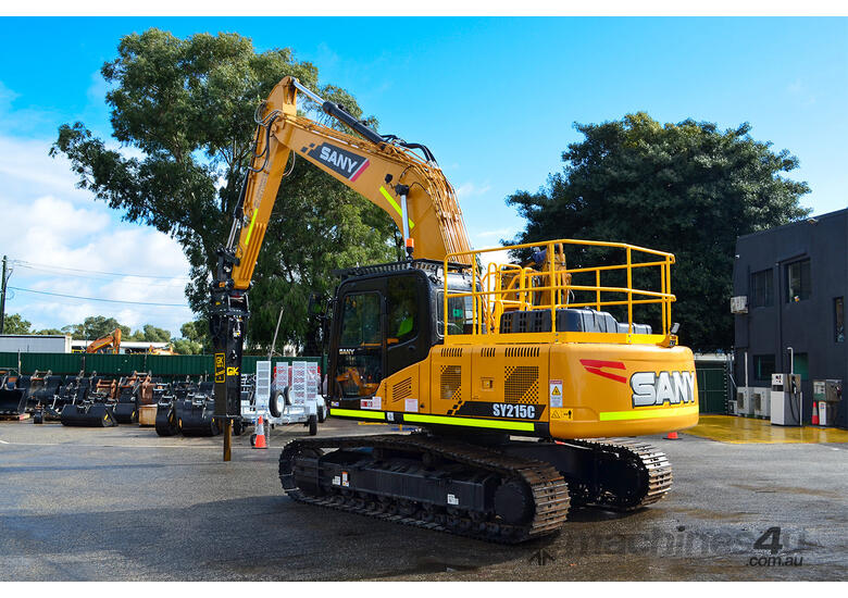 caption 2021 SANY SY215C Excavator | 900mm Pin Included | Demo Unit | SY021BCCT9838