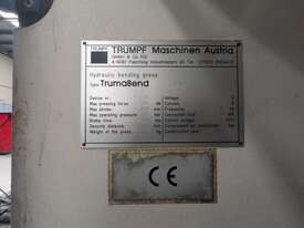 TRUMPF TRUMABEND V85 press brake - picture0' - Click to enlarge