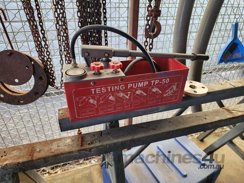 Hydro Test Pump