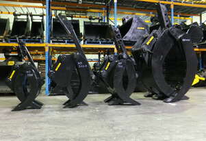 BOSS HD Mechanical 3 & 5 Finger Grapples for 13-60T Excavators - Built Tough! BOSS HD Mechanical 3 & 5 Finger Grapples for 13-60T Excavators - Built Tough!