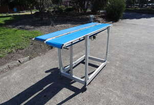 Dual Belt Conveyor System with Variable Speed Controller 2.07m L