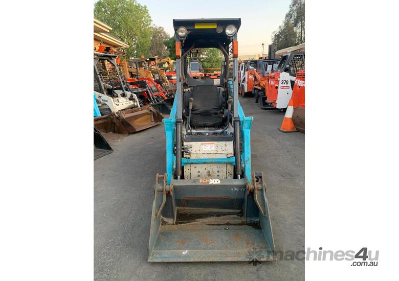 caption Toyota 4SDK4 Skid Steer – Compact Loader for Excavation & Handling!