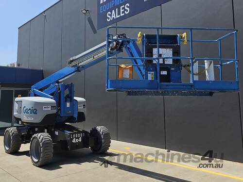 caption 2018 Genie Z60/37FE 60ft Hybrid Electric Knuckle Boom Lift