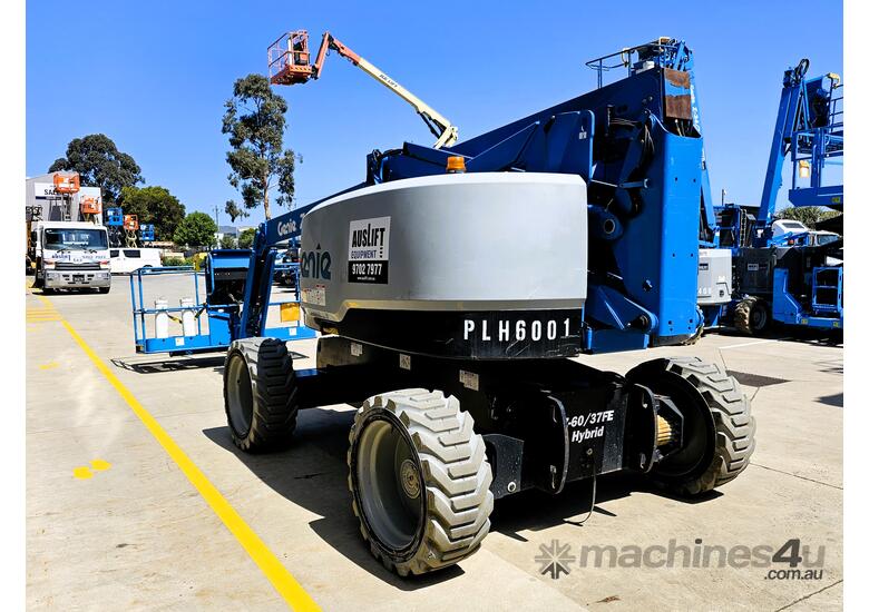 caption 2018 Genie Z60/37FE 60ft Hybrid Electric Knuckle Boom Lift